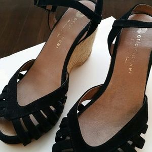 Black suede Espadrilles